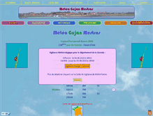 Tablet Screenshot of meteo-gujan.org